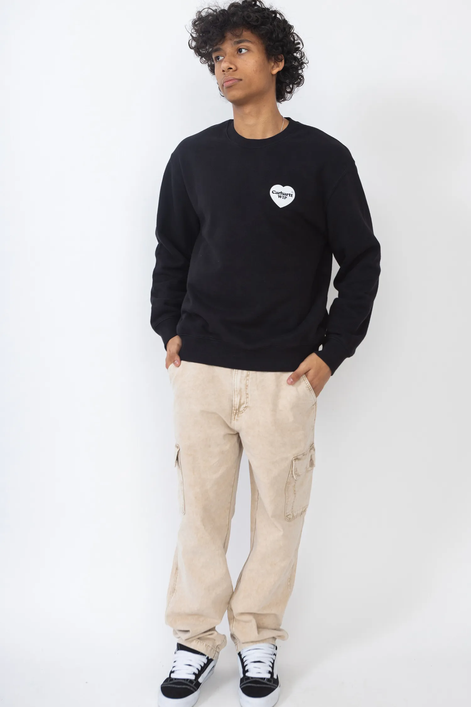 Carhartt WIP Bluza Bez Kaptura Heart Bandana- Bluzy Bez Kaptura