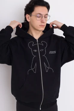 2005 Bluza Rozpinana Studded Horned Lucy Zip Hoodie- Bluzy Rozpinane