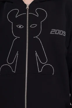 2005 Bluza Rozpinana Studded Horned Lucy Zip Hoodie- Bluzy Rozpinane