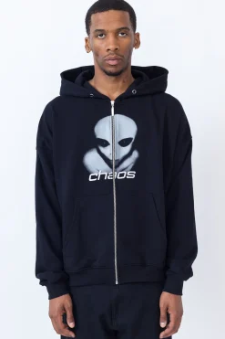 Chaos Bluza Rozpinana Alien Zip Hoodie- Bluzy Rozpinane
