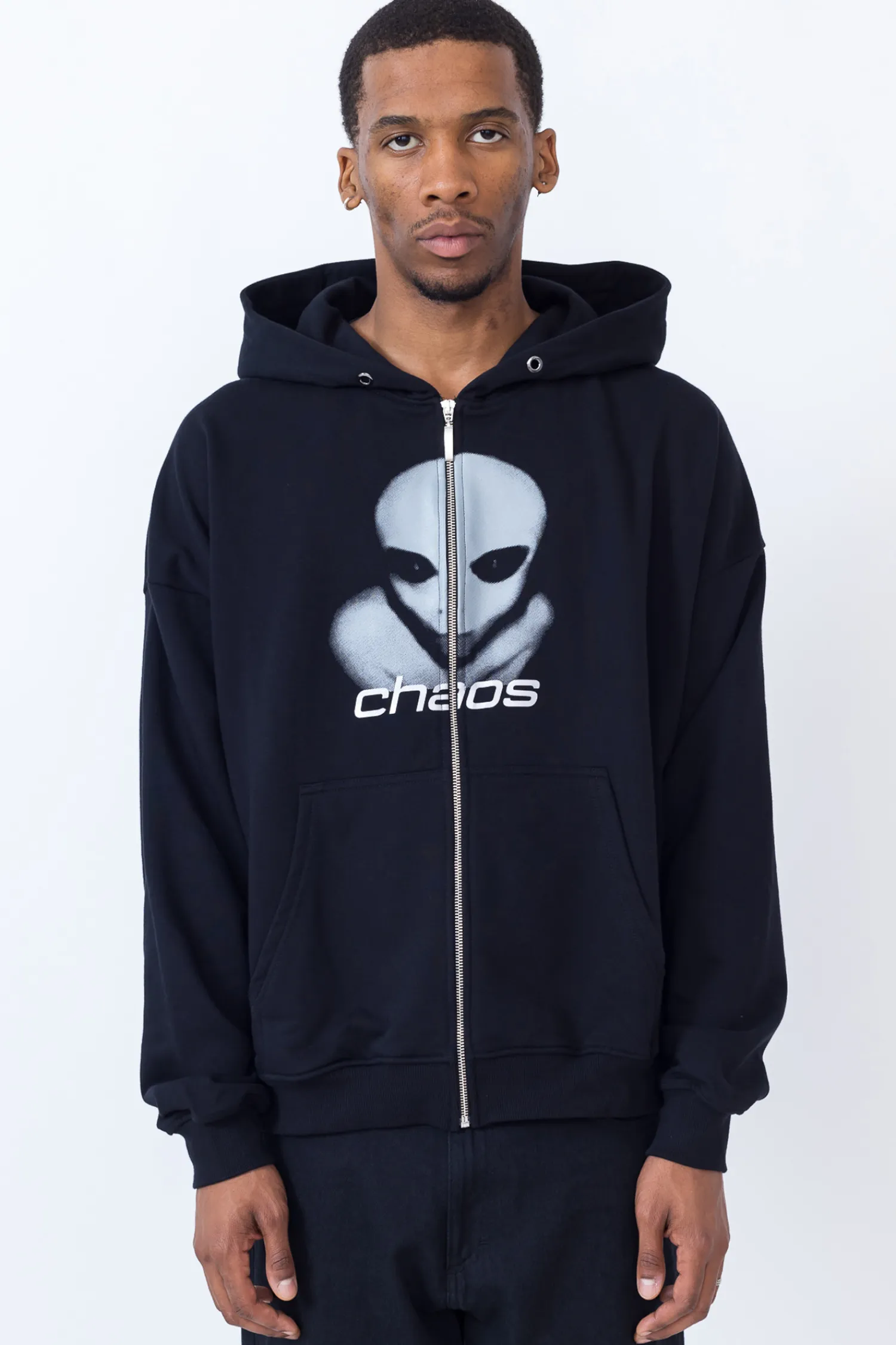 Chaos Bluza Rozpinana Alien Zip Hoodie- Bluzy Rozpinane