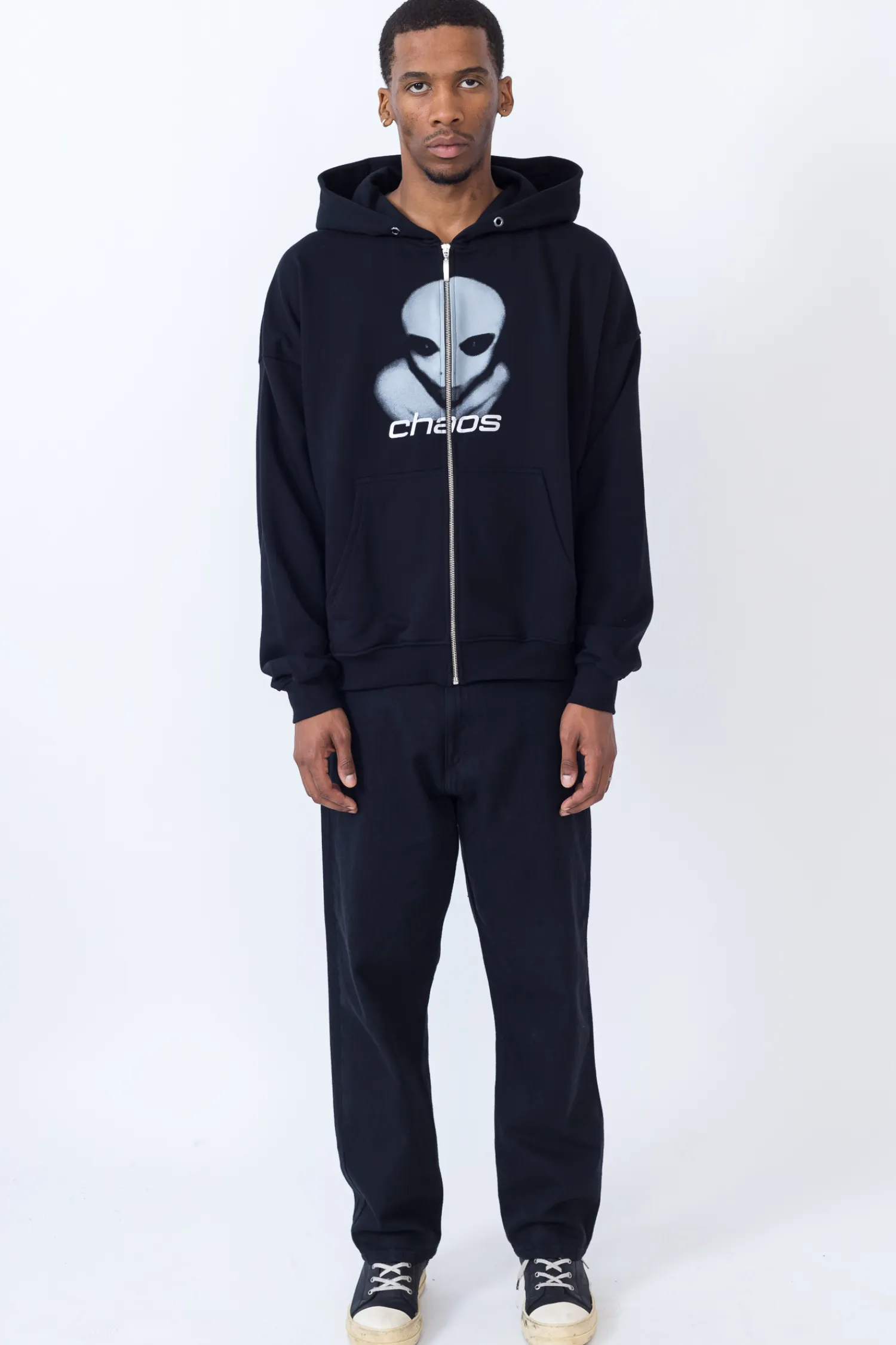 Chaos Bluza Rozpinana Alien Zip Hoodie- Bluzy Rozpinane