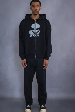 Chaos Bluza Rozpinana Alien Zip Hoodie- Bluzy Rozpinane