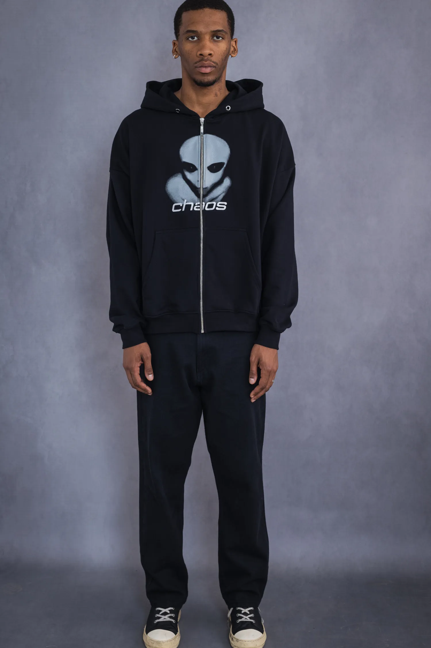 Chaos Bluza Rozpinana Alien Zip Hoodie- Bluzy Rozpinane