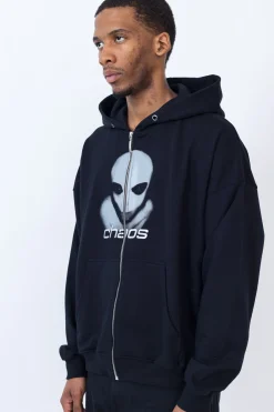 Chaos Bluza Rozpinana Alien Zip Hoodie- Bluzy Rozpinane