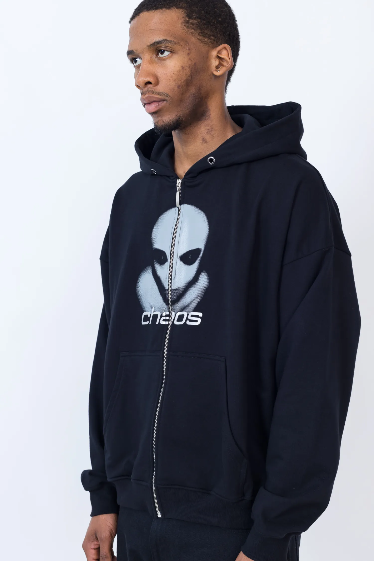 Chaos Bluza Rozpinana Alien Zip Hoodie- Bluzy Rozpinane