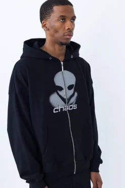 Chaos Bluza Rozpinana Alien Zip Hoodie- Bluzy Rozpinane