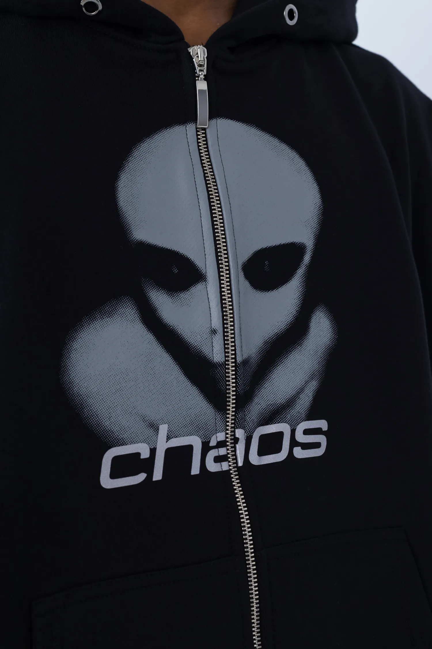 Chaos Bluza Rozpinana Alien Zip Hoodie- Bluzy Rozpinane