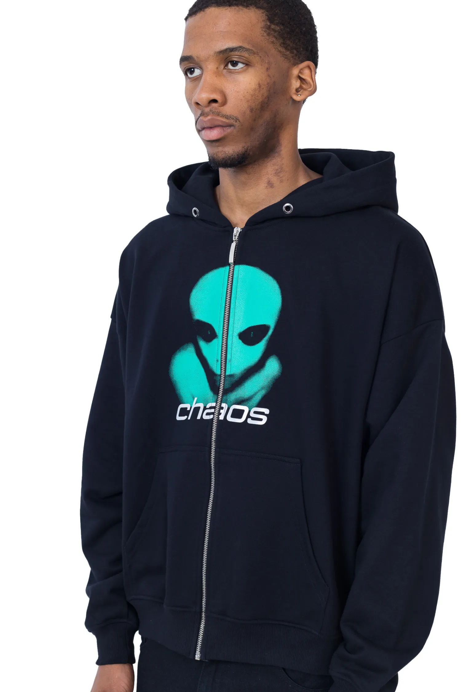 Chaos Bluza Rozpinana Alien Zip Hoodie- Bluzy Rozpinane|Wszystkie Bluzy