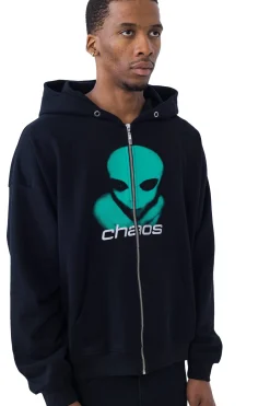 Chaos Bluza Rozpinana Alien Zip Hoodie- Bluzy Rozpinane|Wszystkie Bluzy