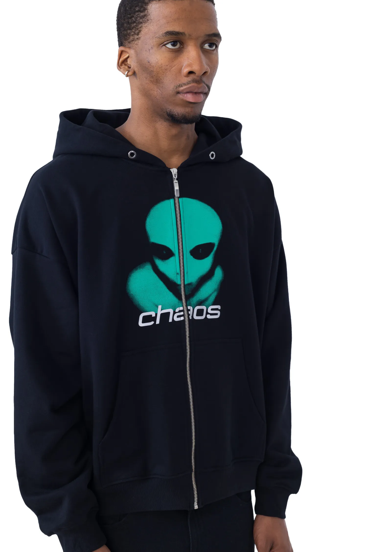 Chaos Bluza Rozpinana Alien Zip Hoodie- Bluzy Rozpinane|Wszystkie Bluzy