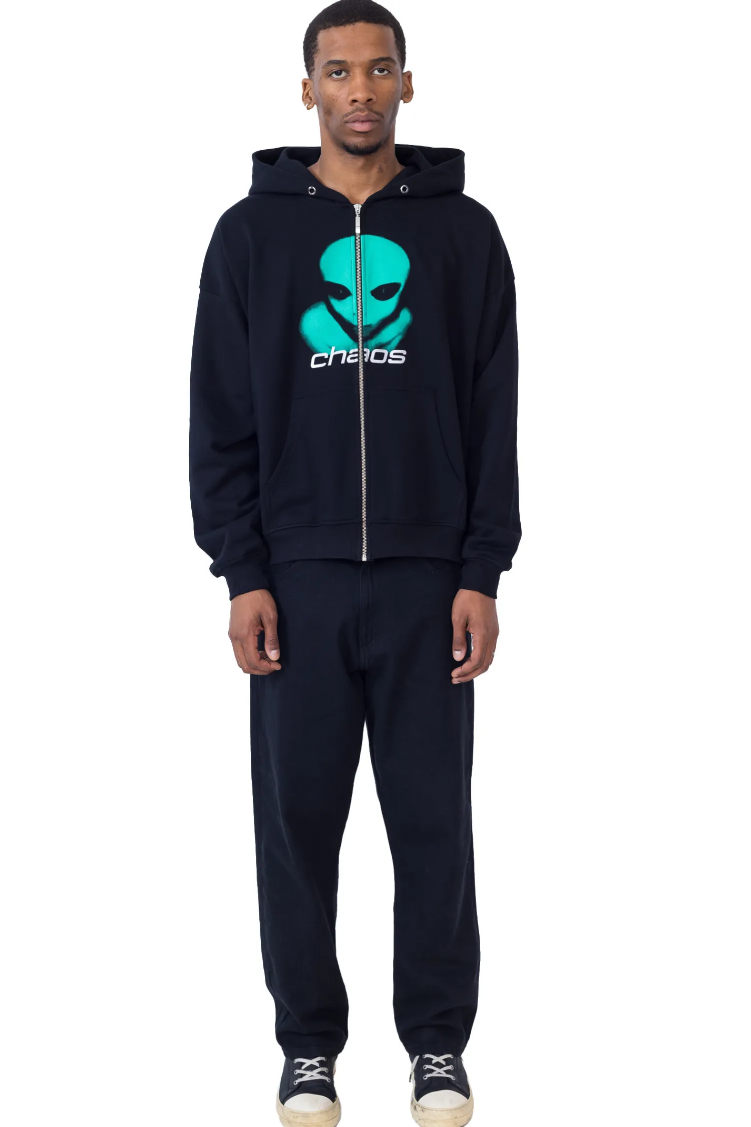 Chaos Bluza Rozpinana Alien Zip Hoodie- Bluzy Rozpinane|Wszystkie Bluzy