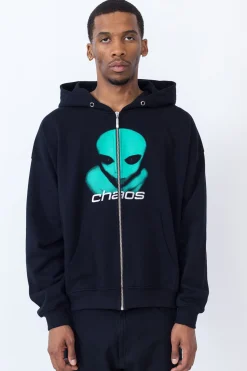 Chaos Bluza Rozpinana Alien Zip Hoodie- Bluzy Rozpinane