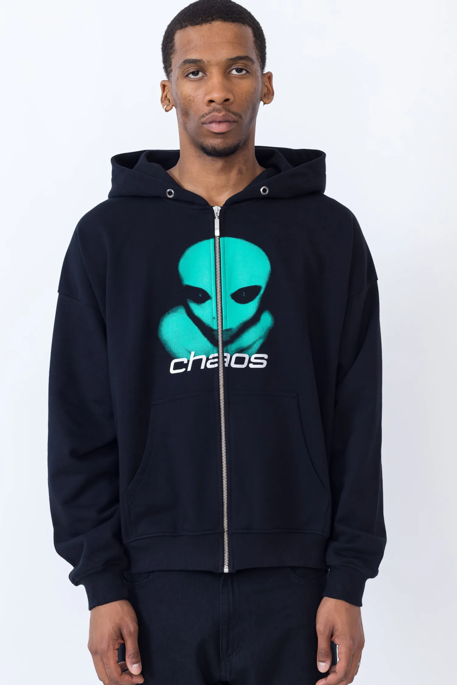 Chaos Bluza Rozpinana Alien Zip Hoodie- Bluzy Rozpinane