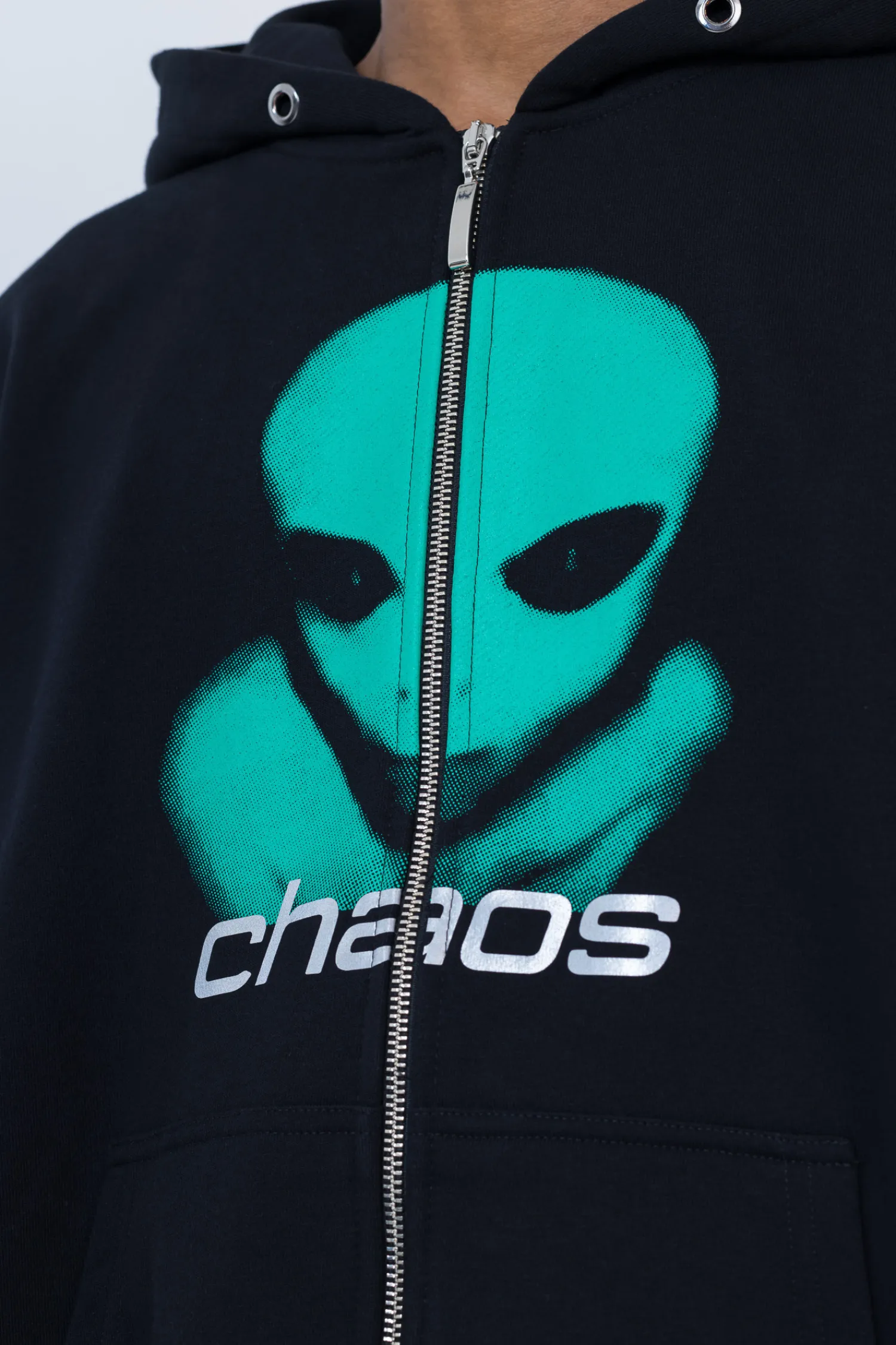 Chaos Bluza Rozpinana Alien Zip Hoodie- Bluzy Rozpinane