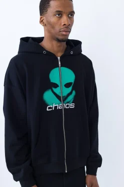 Chaos Bluza Rozpinana Alien Zip Hoodie- Bluzy Rozpinane