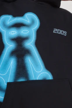 2005 Bluza Z Kapturem Airbrushed Horned- Bluzy Z Kapturem