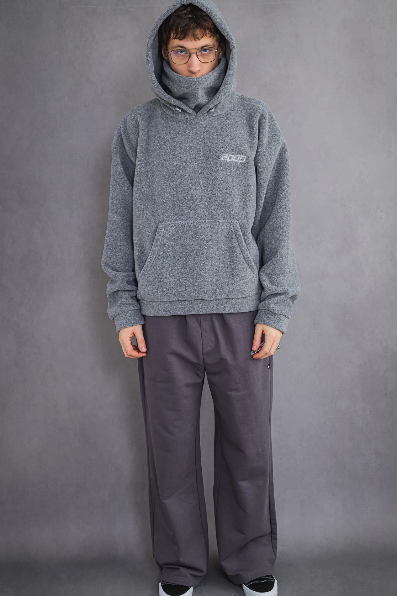 2005 Bluza Z Kapturem Basic Masked Fleece- Bluzy Z Kapturem