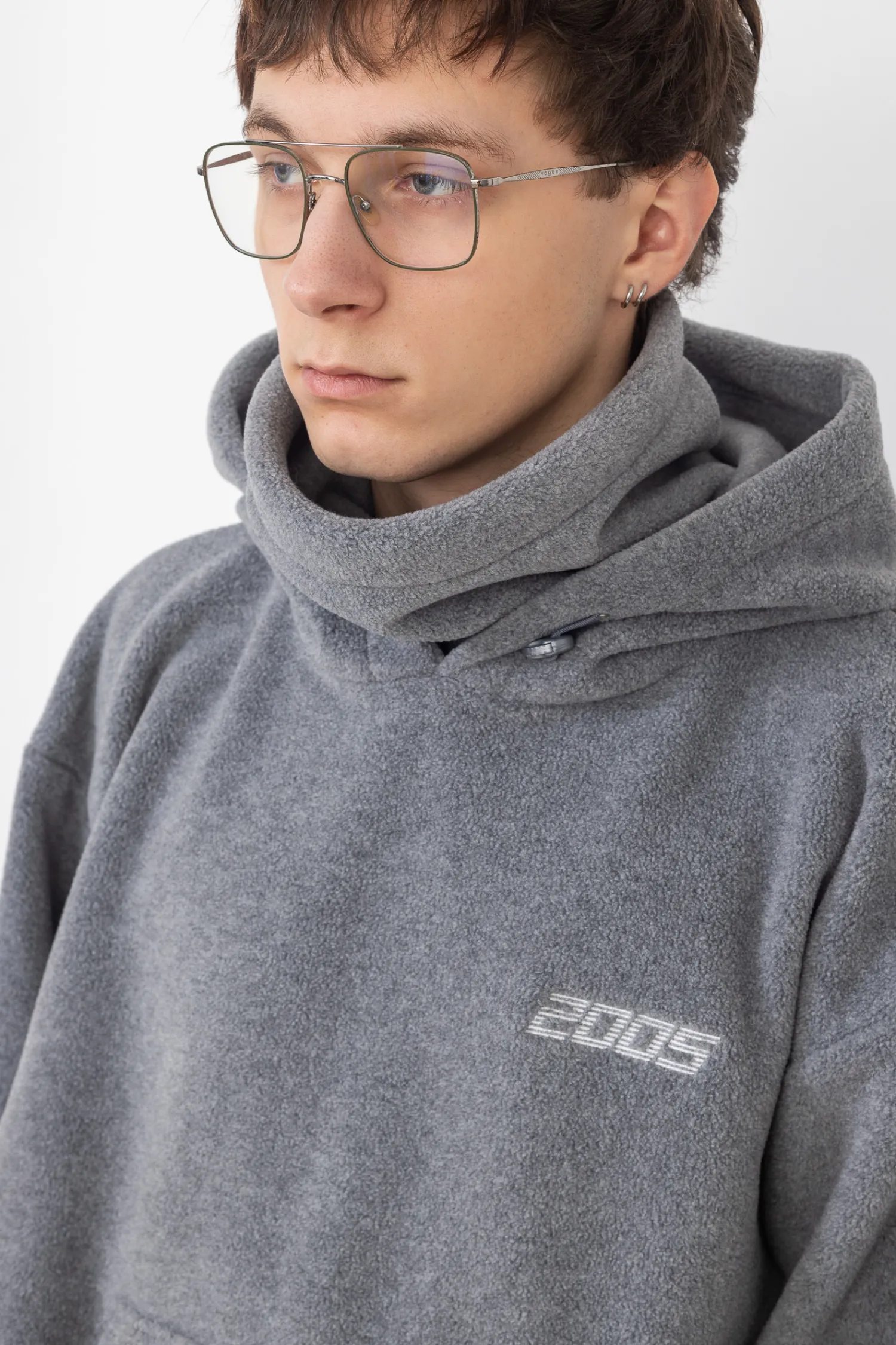 2005 Bluza Z Kapturem Basic Masked Fleece- Bluzy Z Kapturem