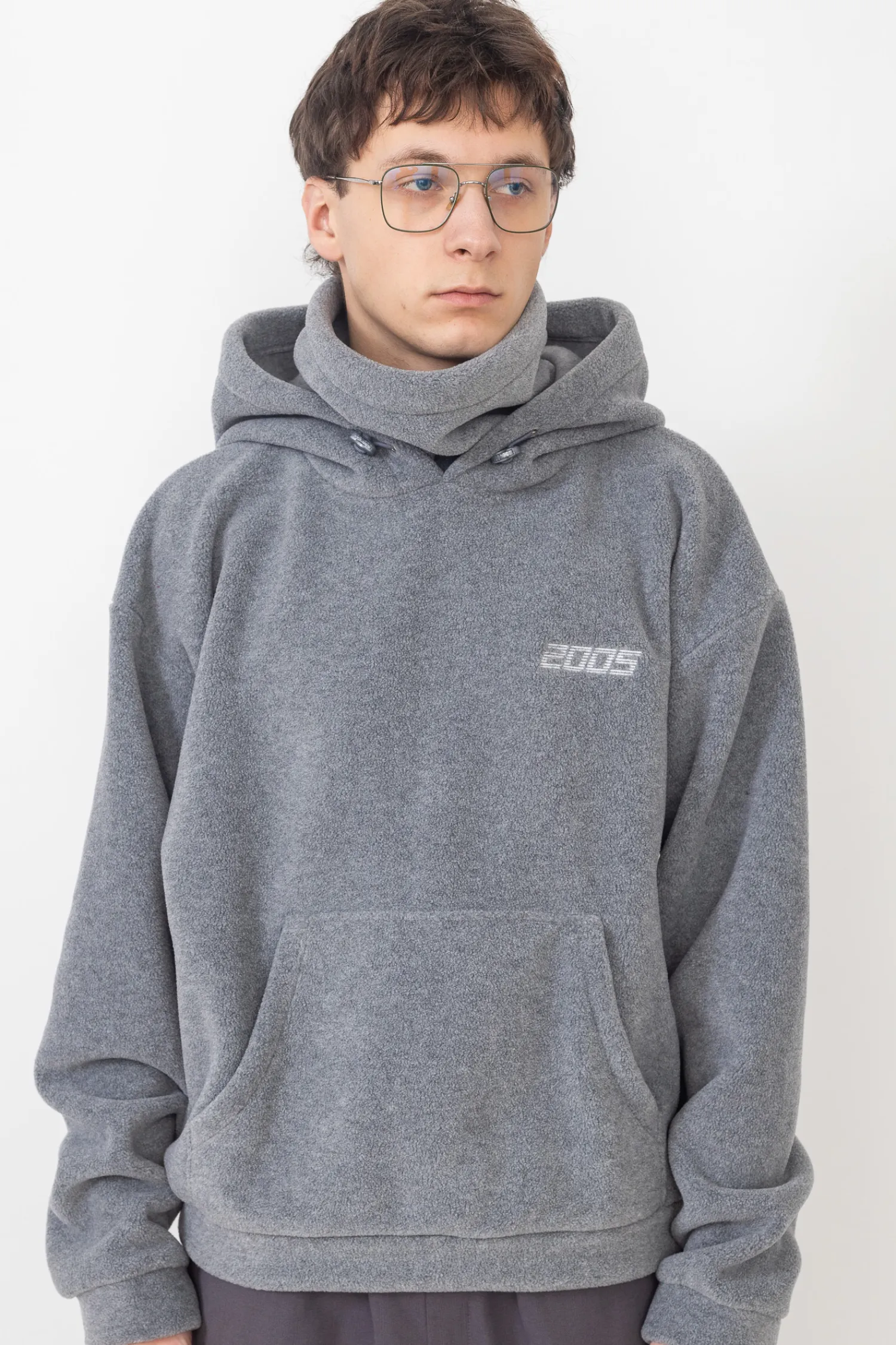 2005 Bluza Z Kapturem Basic Masked Fleece- Bluzy Z Kapturem
