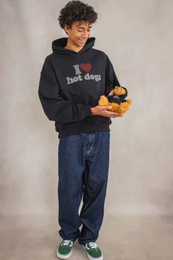 2005 Bluza Z Kapturem I <3 Hot Dogs- Bluzy Z Kapturem