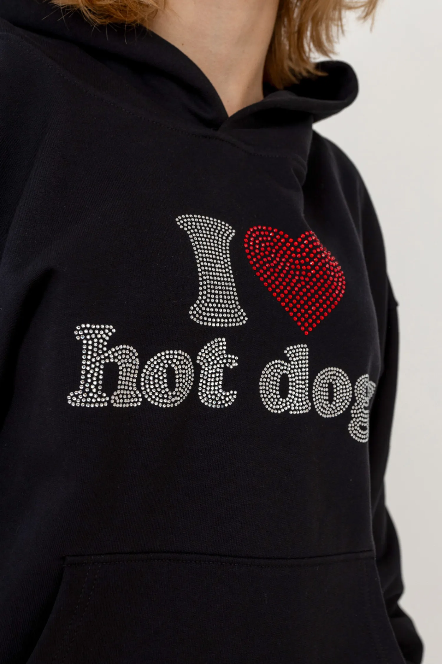2005 Bluza Z Kapturem I <3 Hot Dogs- Bluzy Z Kapturem