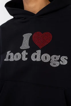 2005 Bluza Z Kapturem I <3 Hot Dogs- Bluzy Z Kapturem