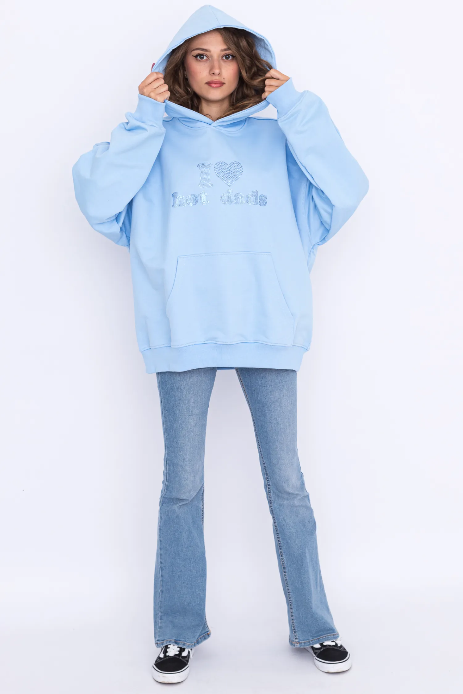 2005 Bluza Z Kapturem I <3 Hot Dads- Bluzy Z Kapturem