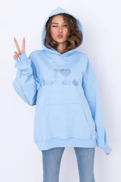 2005 Bluza Z Kapturem I <3 Hot Dads- Bluzy Z Kapturem