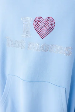 2005 Bluza Z Kapturem I <3 Hot Moms- Bluzy Z Kapturem