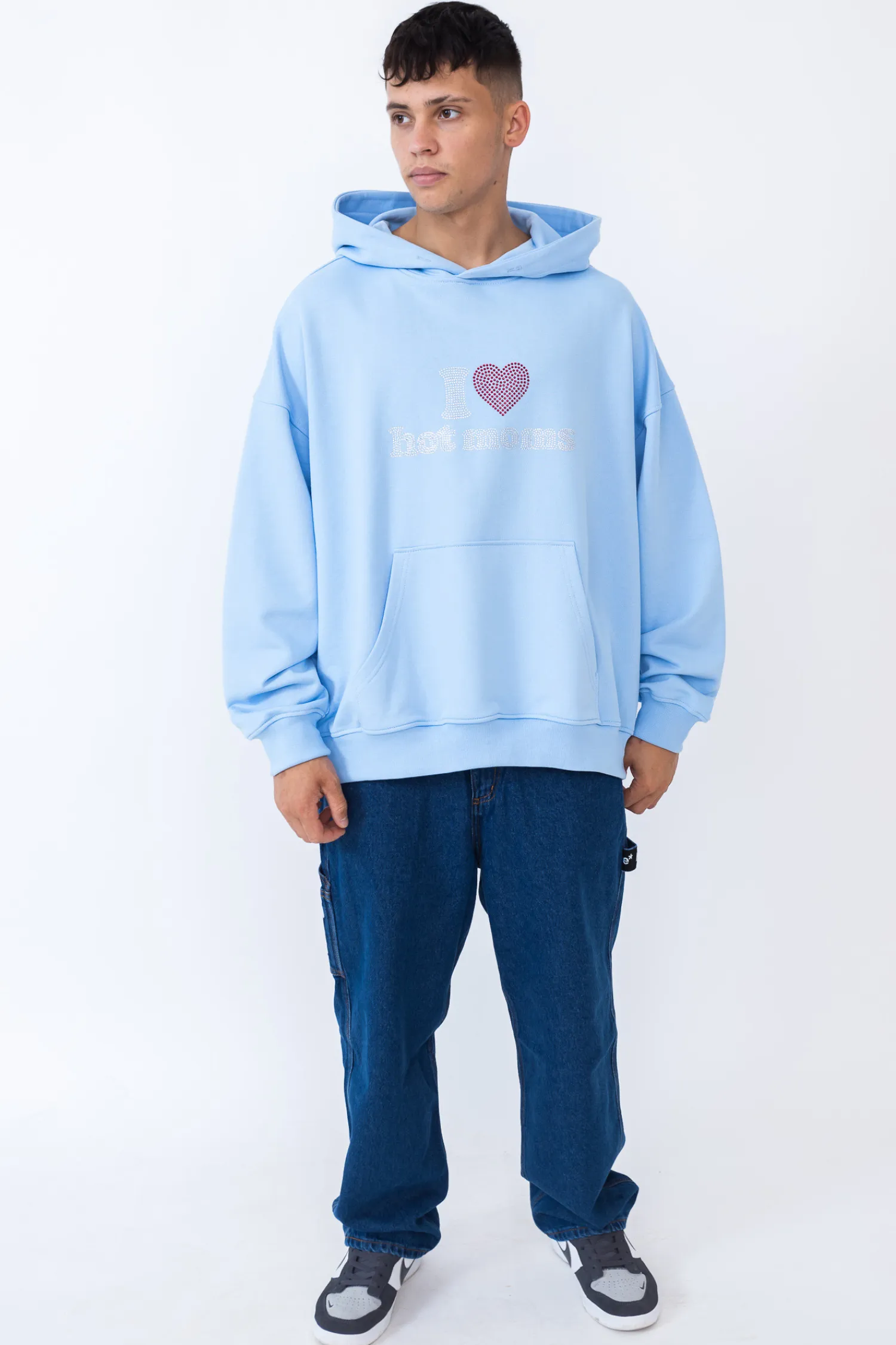 2005 Bluza Z Kapturem I <3 Hot Moms- Bluzy Z Kapturem