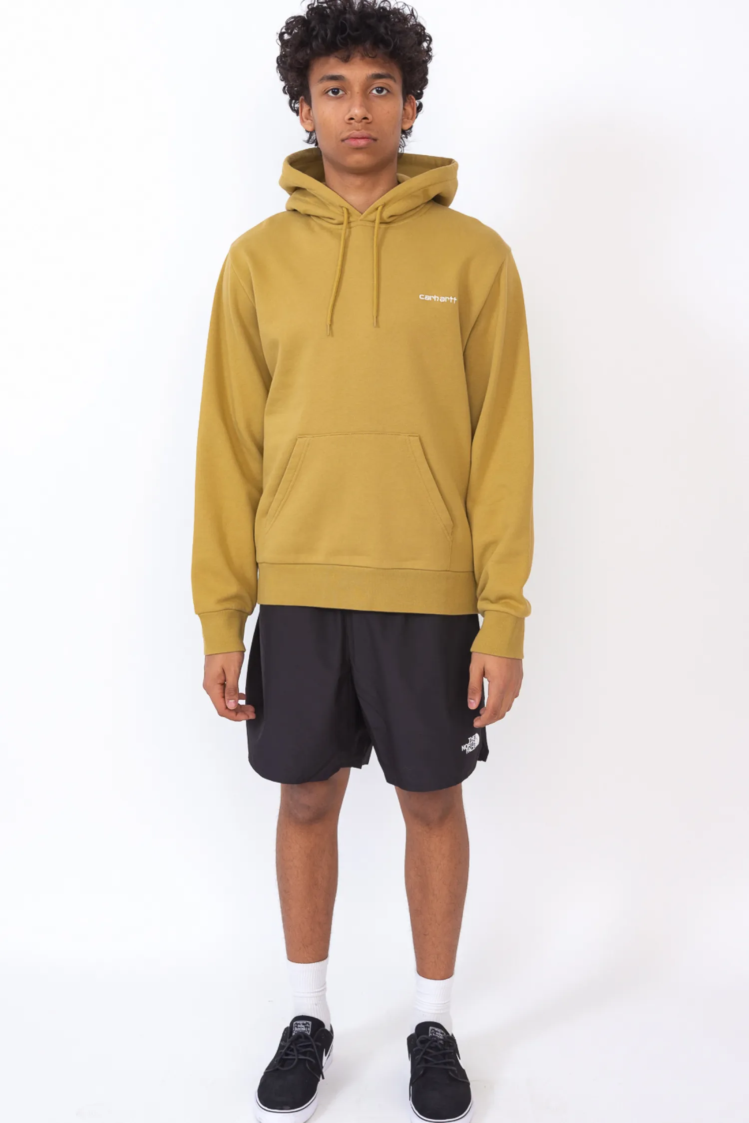 Carhartt WIP Bluza Z Kapturem Script Embroidery- Bluzy Z Kapturem