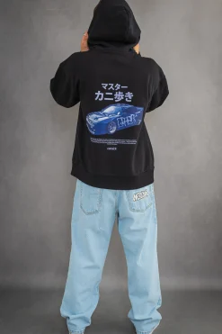 Carsick Bluza Z Kapturem Crabwalkers- Bluzy Z Kapturem