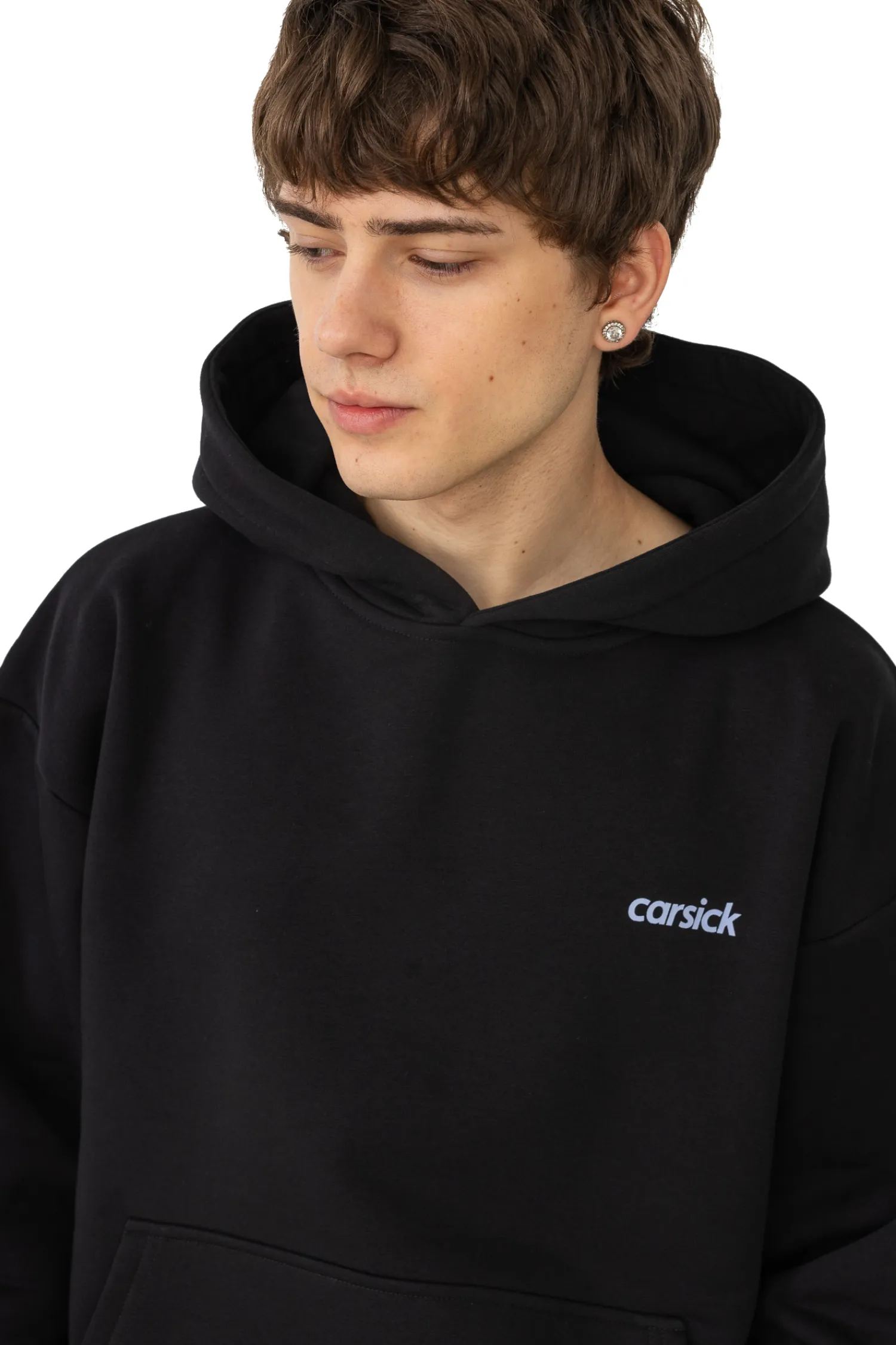 Carsick Bluza Z Kapturem Crabwalkers- Bluzy Z Kapturem