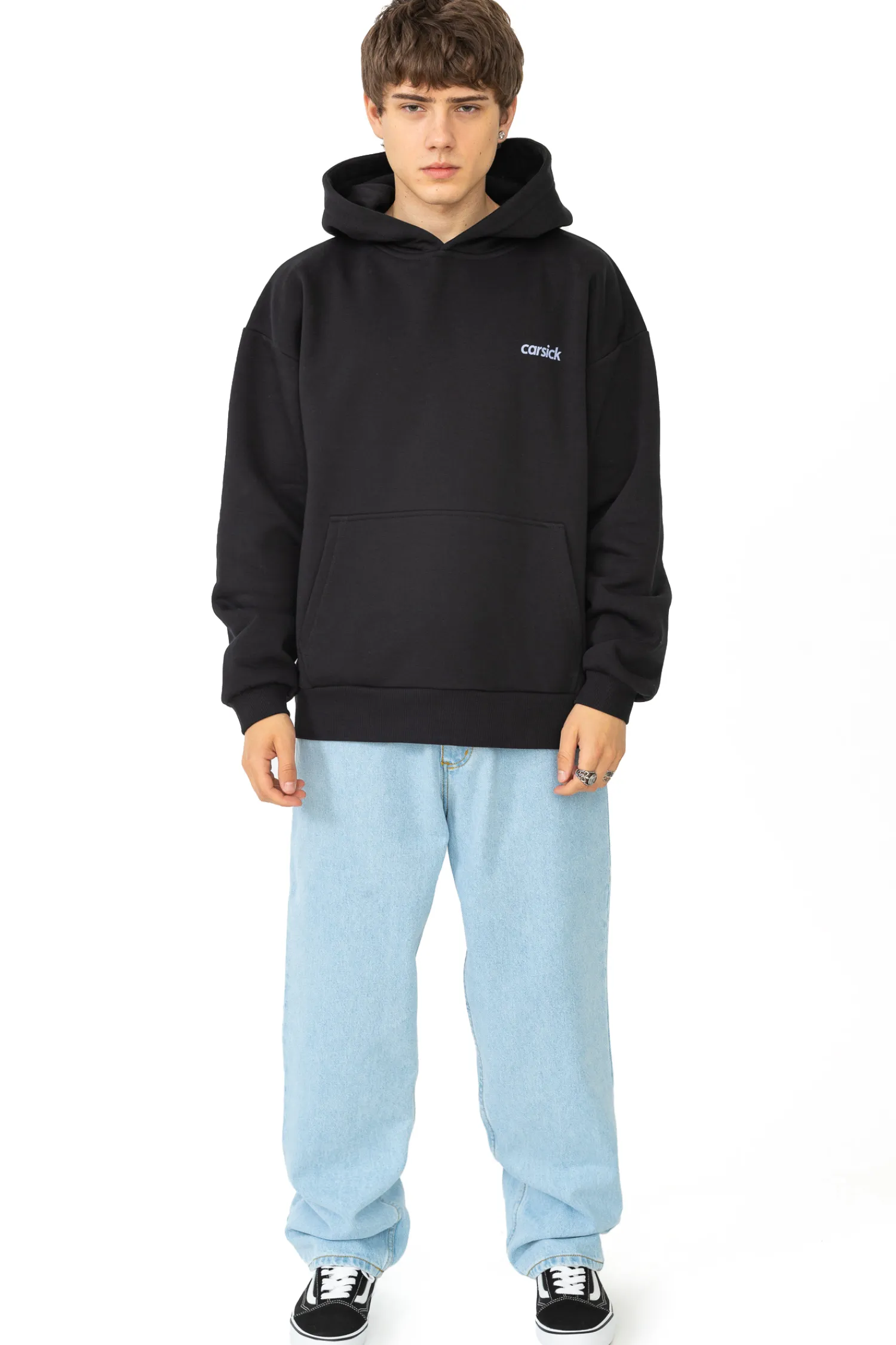 Carsick Bluza Z Kapturem Crabwalkers- Bluzy Z Kapturem