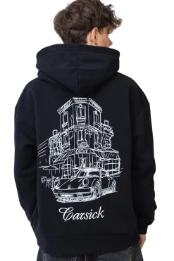 Carsick Bluza Z Kapturem CAFFÉ- Bluzy Z Kapturem|Wszystkie Bluzy