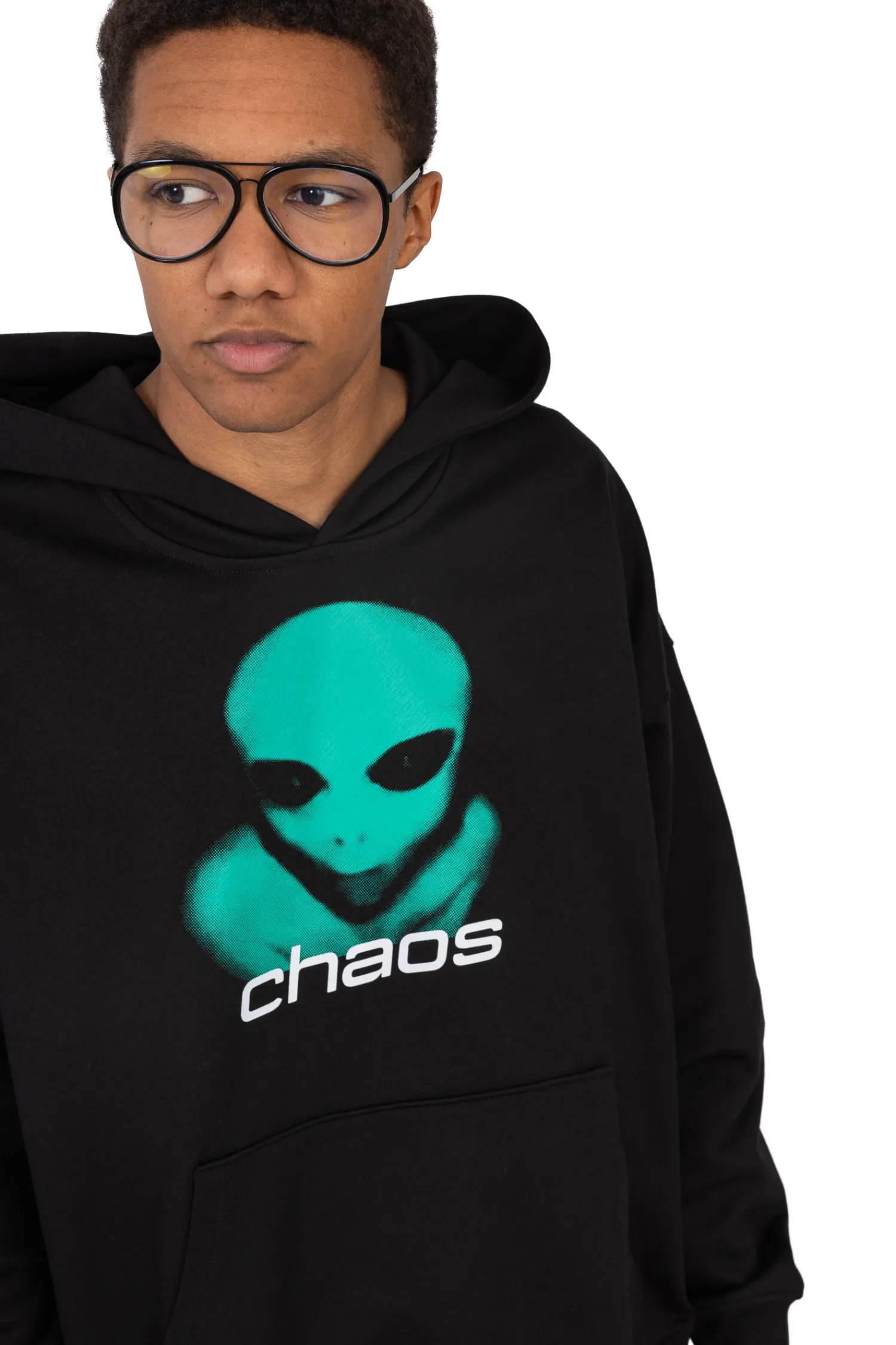 Chaos Bluza Z Kapturem Alien- Bluzy Z Kapturem