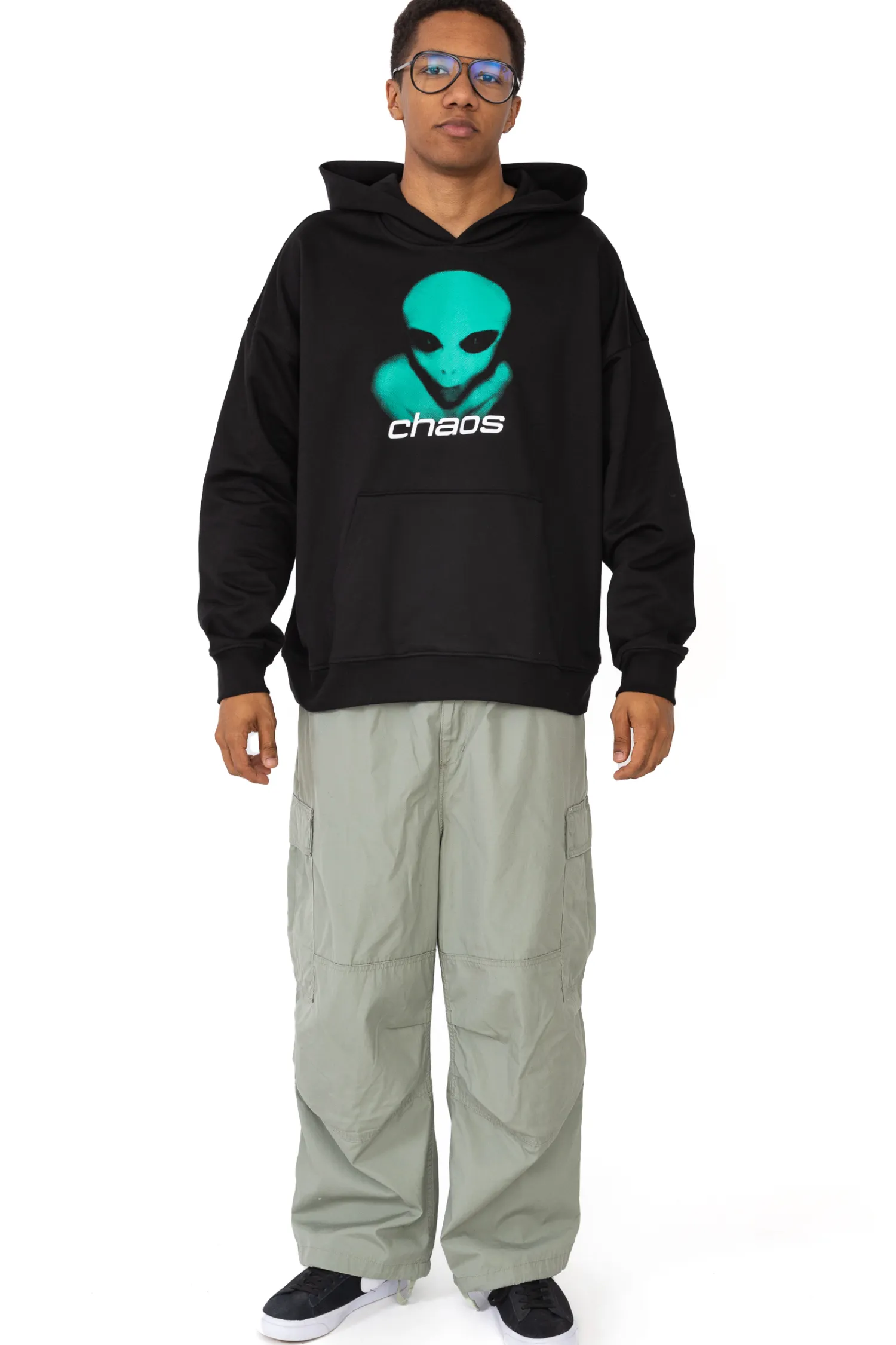Chaos Bluza Z Kapturem Alien- Bluzy Z Kapturem