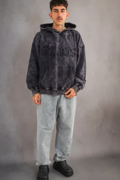 Chaos Bluza Z Kapturem Washed- Bluzy Z Kapturem
