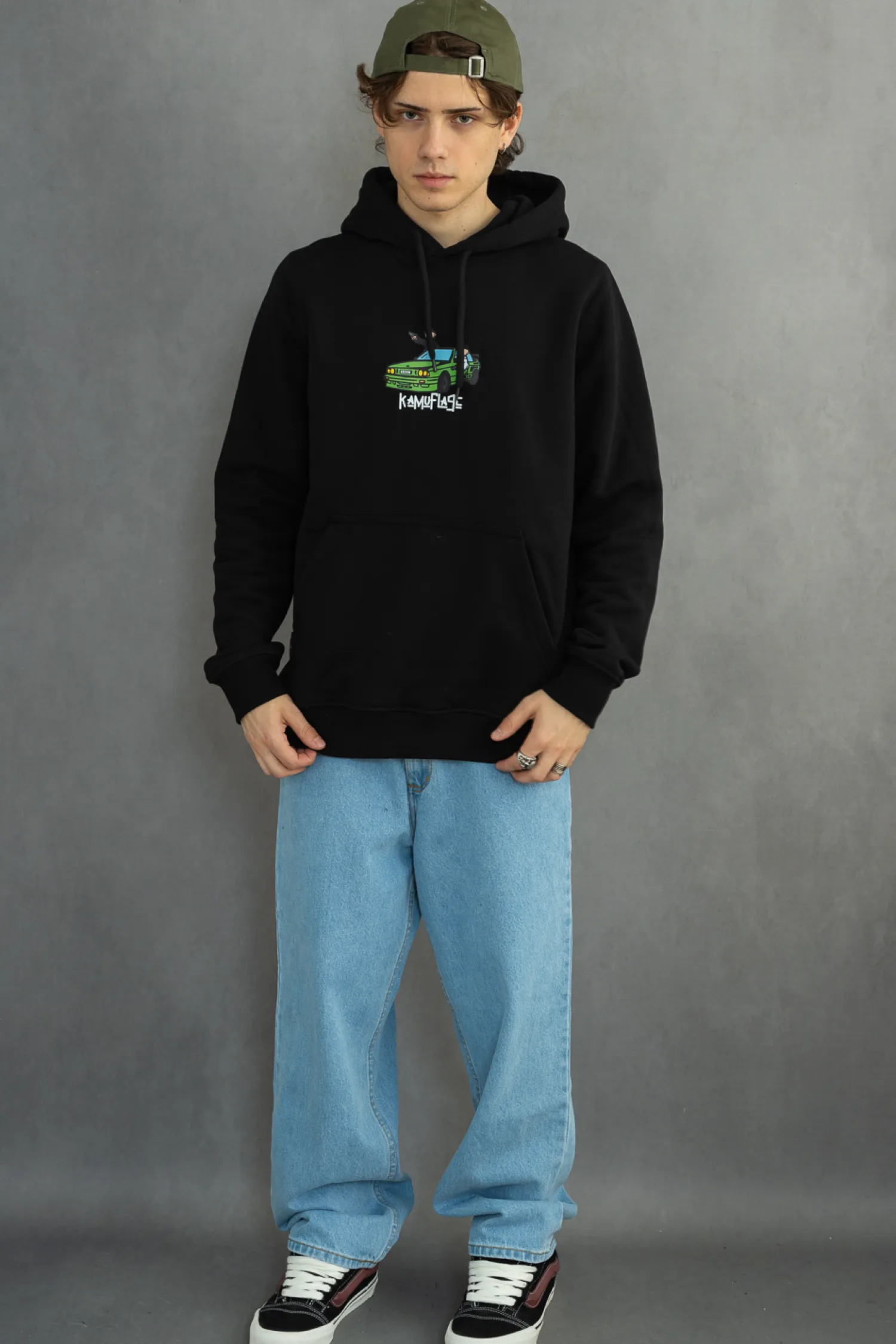 Kamuflage Bluza Z Kapturem Pull Up- Bluzy Z Kapturem