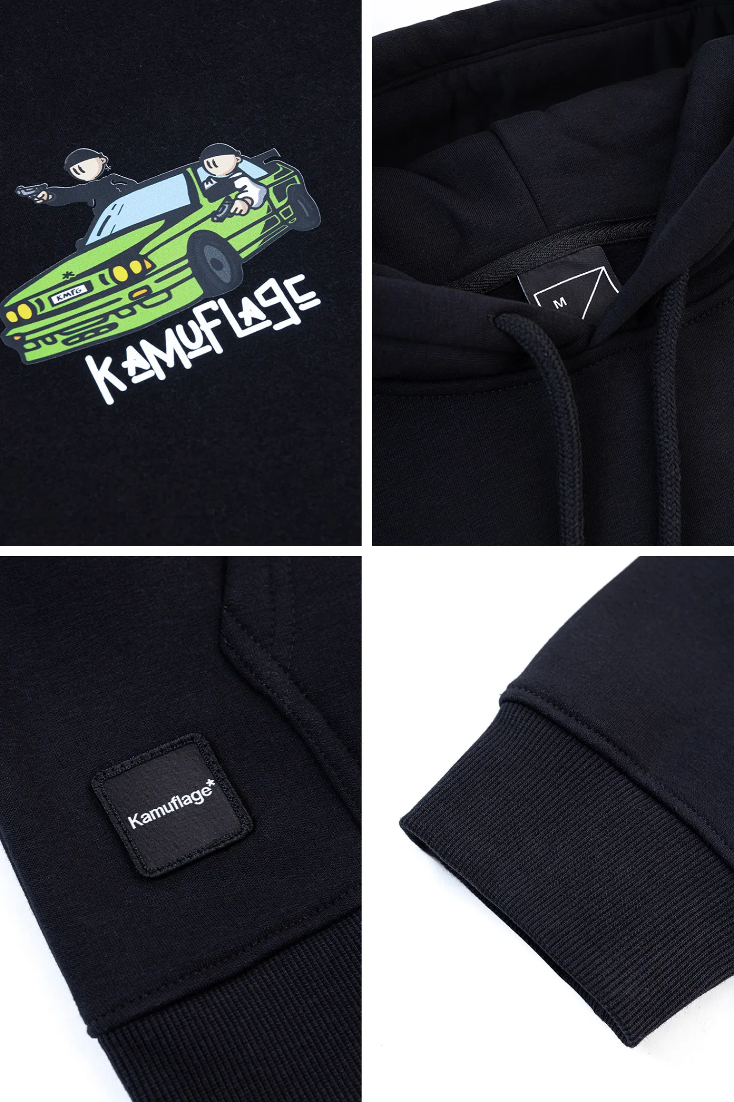 Kamuflage Bluza Z Kapturem Pull Up- Bluzy Z Kapturem