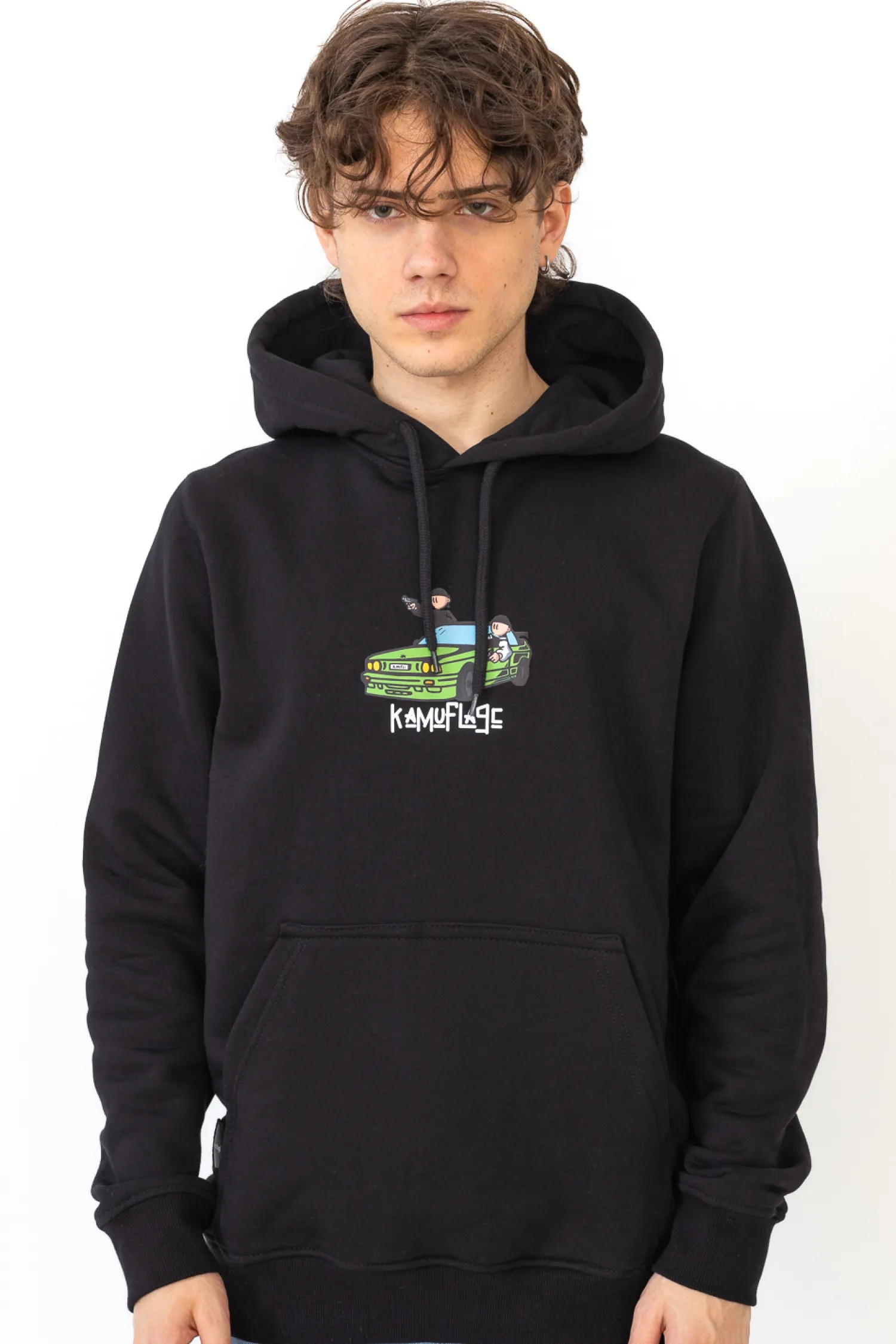 Kamuflage Bluza Z Kapturem Pull Up- Bluzy Z Kapturem