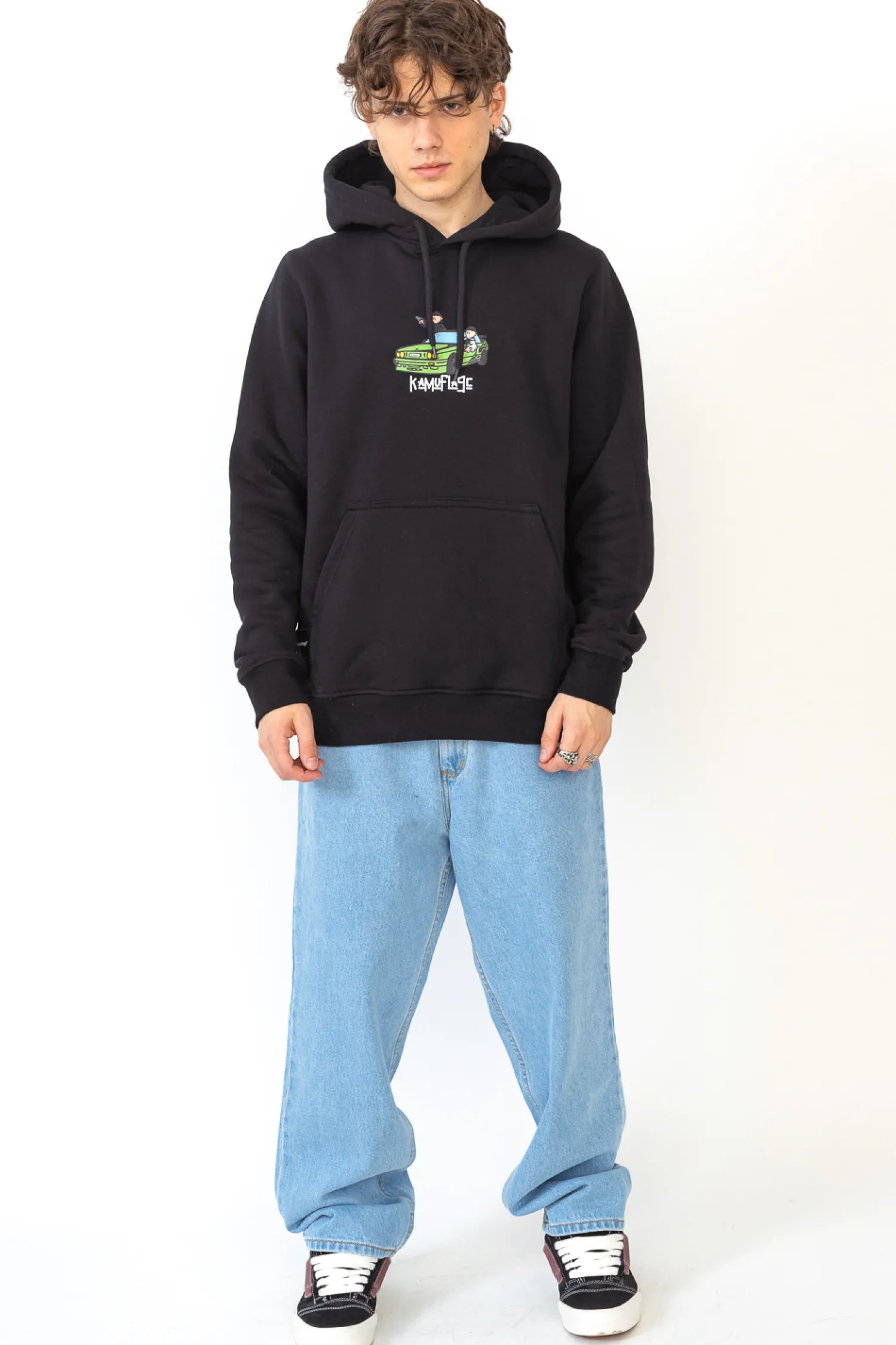 Kamuflage Bluza Z Kapturem Pull Up- Bluzy Z Kapturem