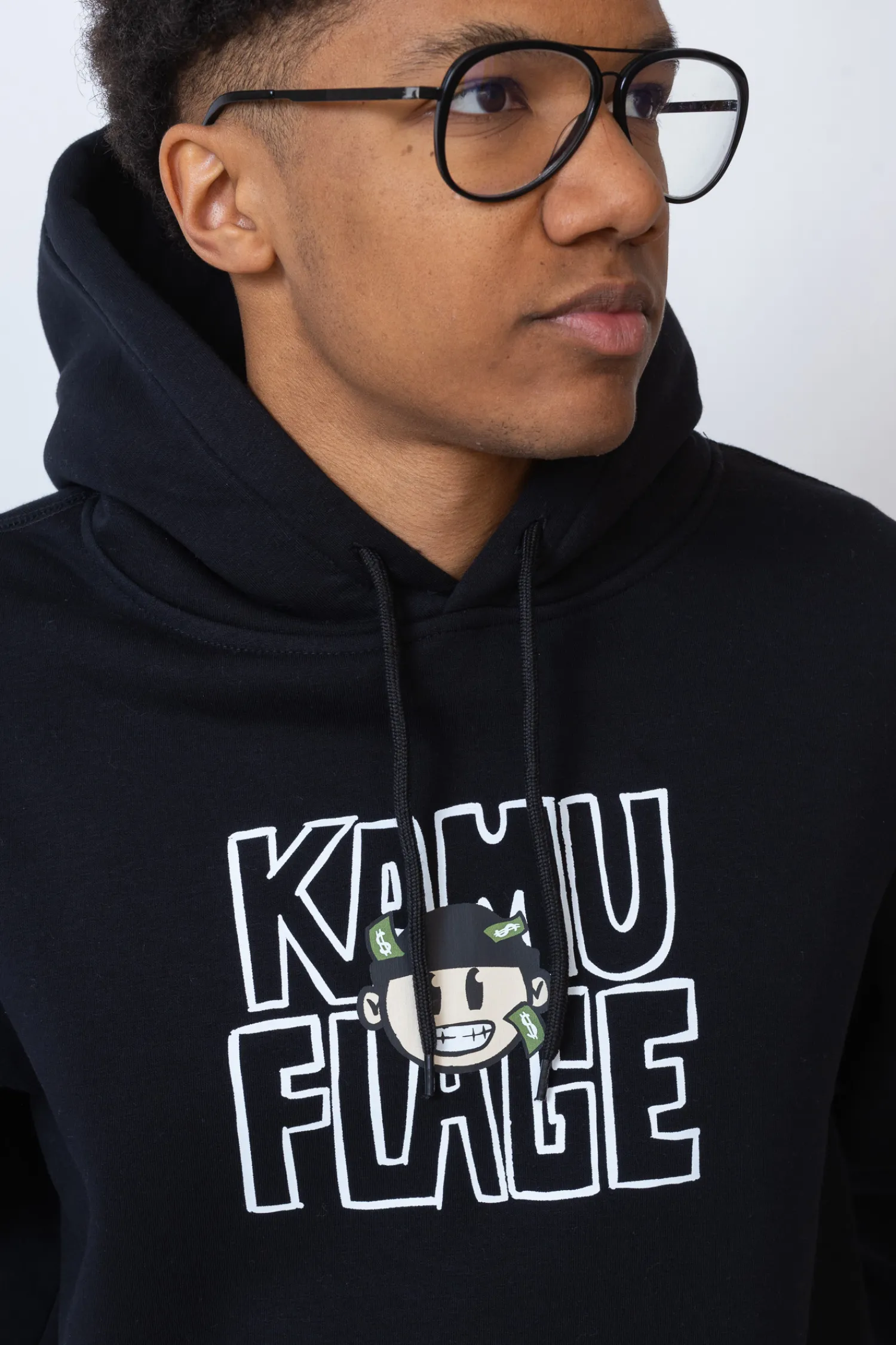 Kamuflage Bluza Z Kapturem Cashout- Bluzy Z Kapturem