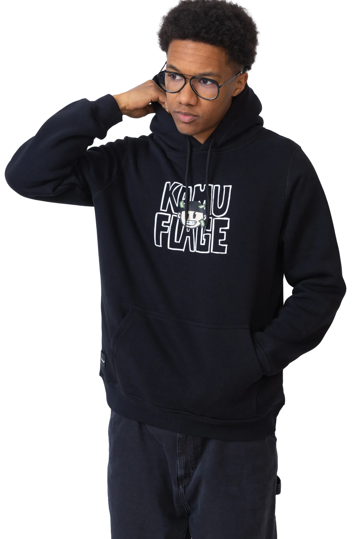 Kamuflage Bluza Z Kapturem Cashout- Bluzy Z Kapturem