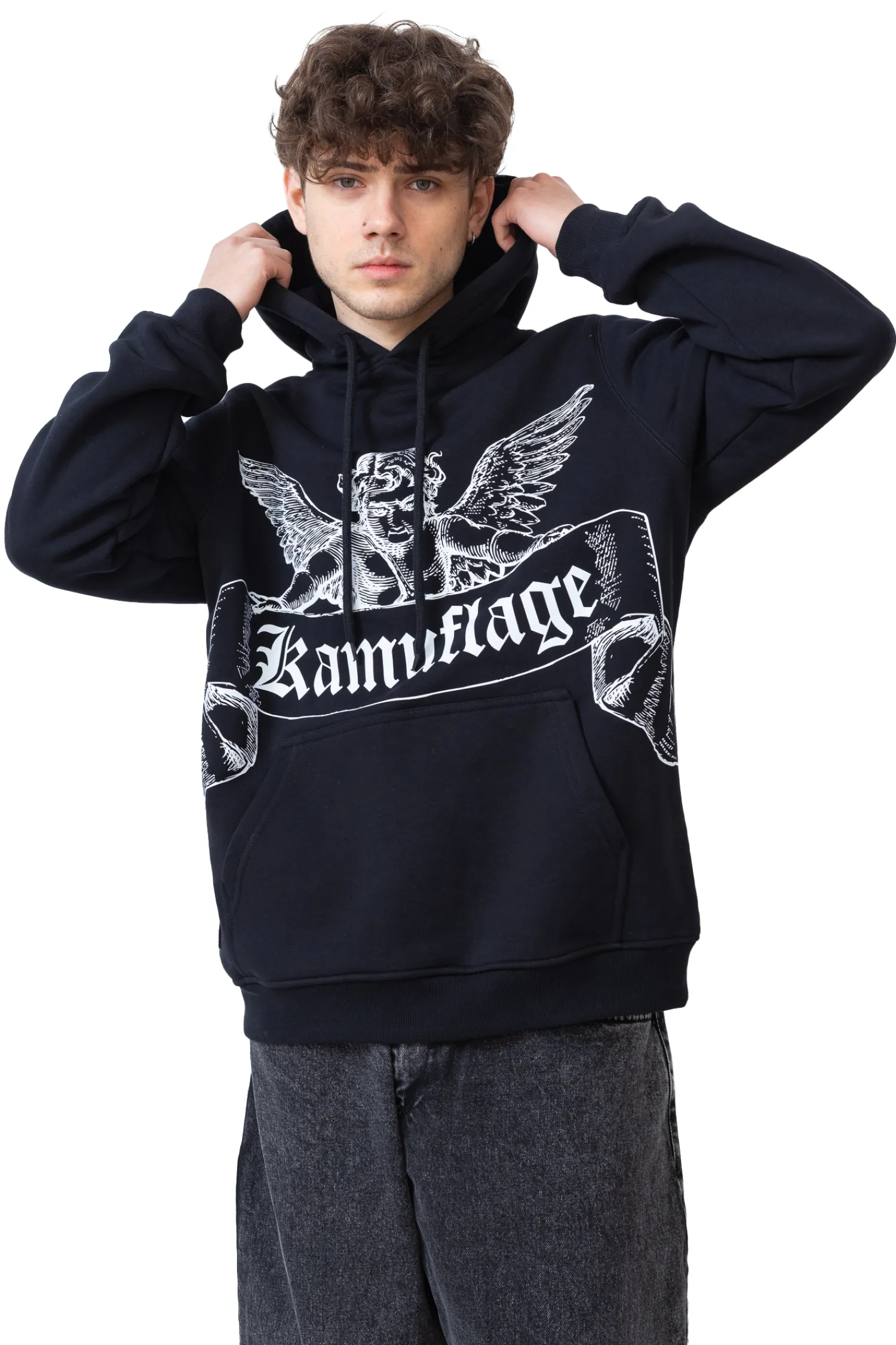 Kamuflage Bluza Z Kapturem Hellfire- Bluzy Z Kapturem