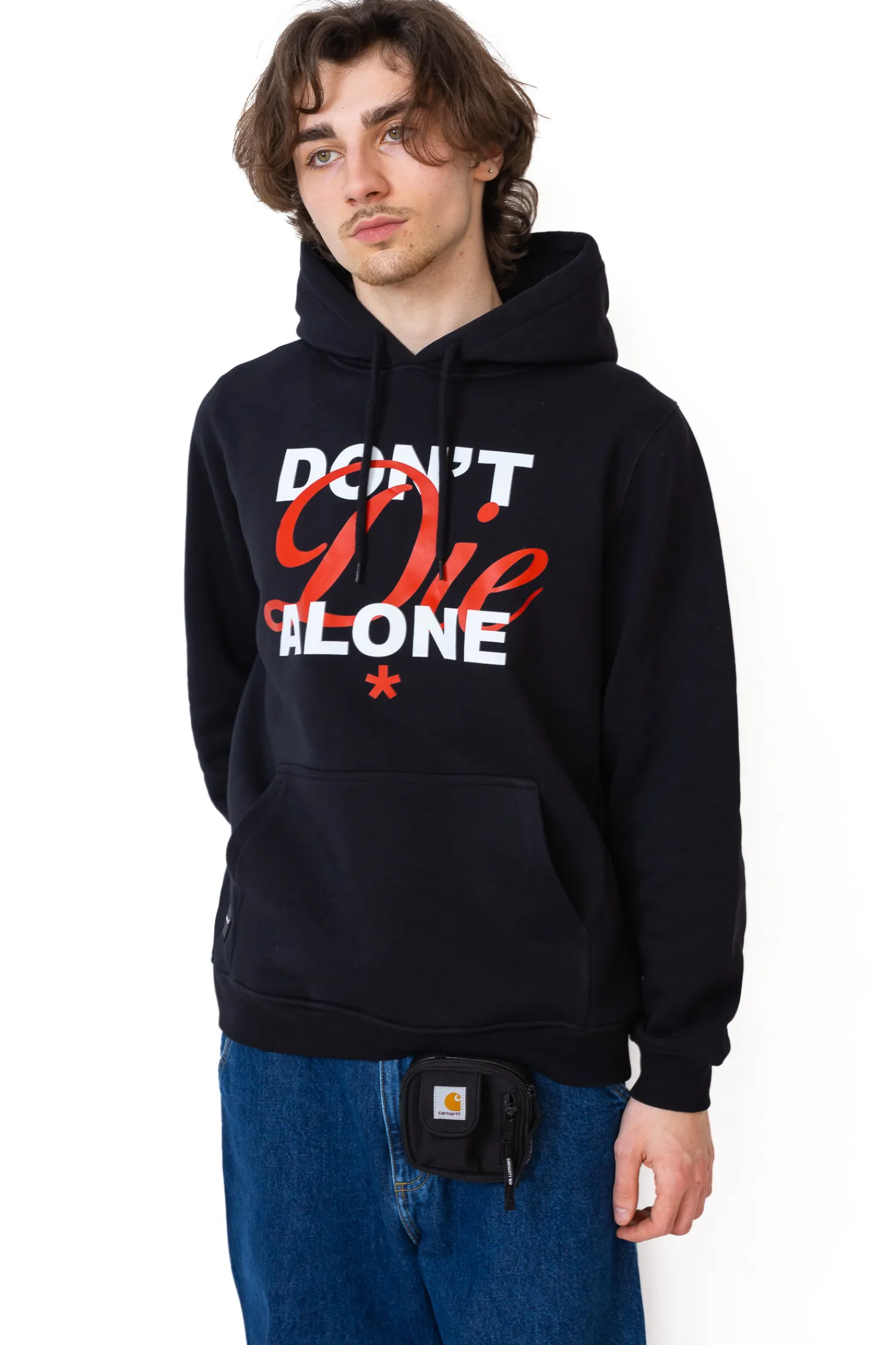 Kamuflage Bluza Z Kapturem Don't Die Alone- Bluzy Z Kapturem