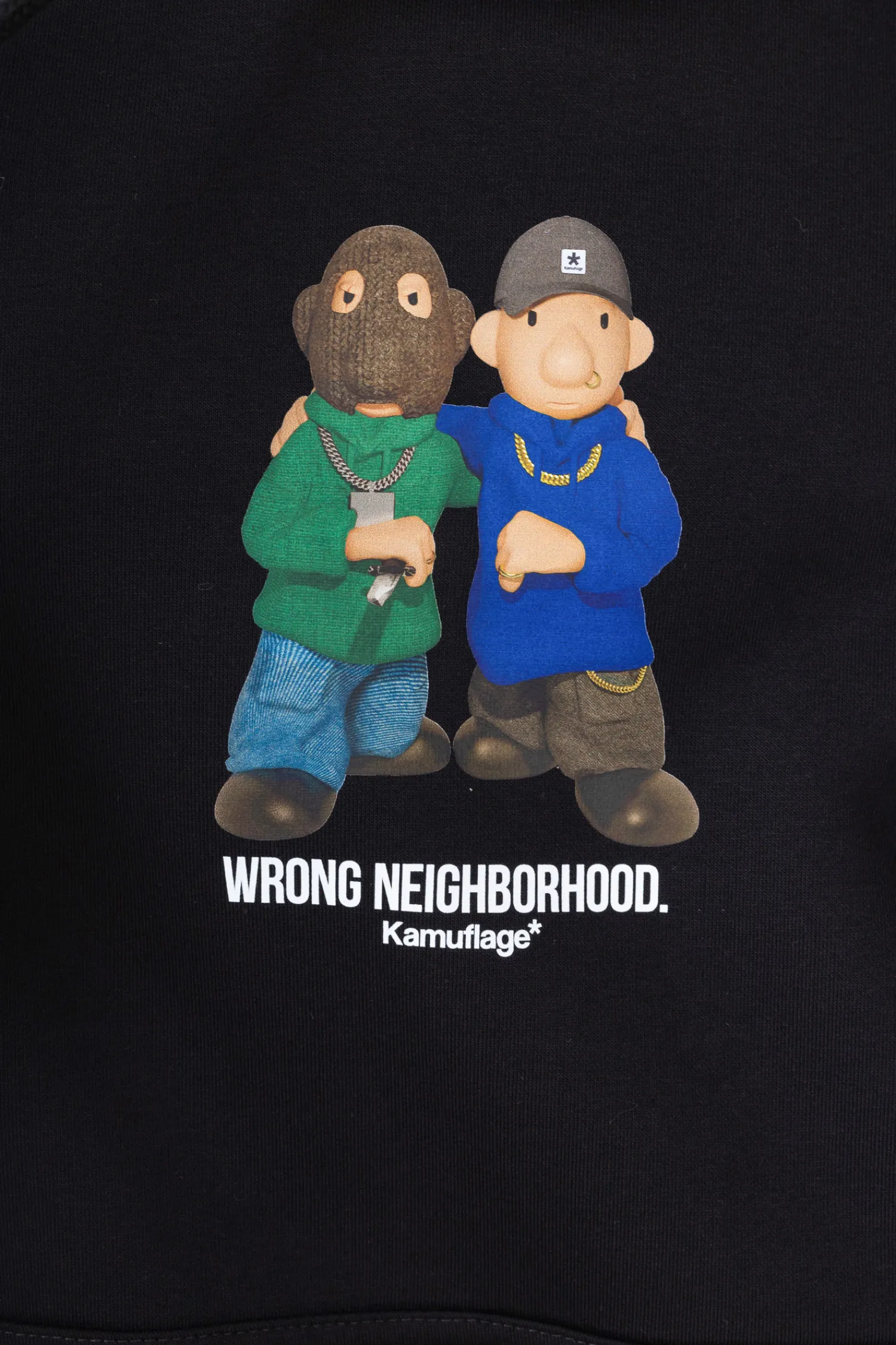 Kamuflage Bluza Z Kapturem Bad Neighbor- Bluzy Z Kapturem