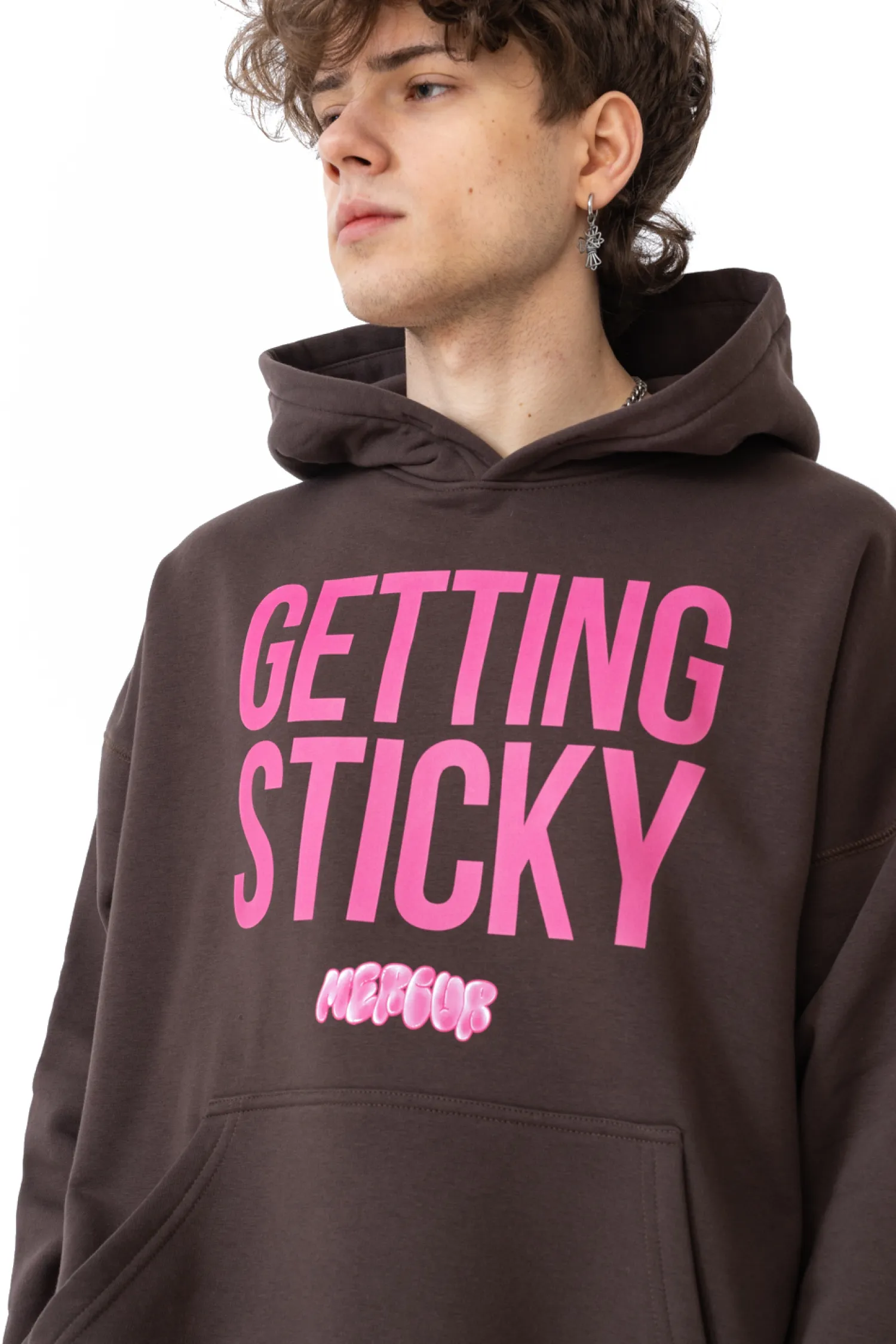 Mercur Bluza Z Kapturem Bubblegum- Bluzy Z Kapturem