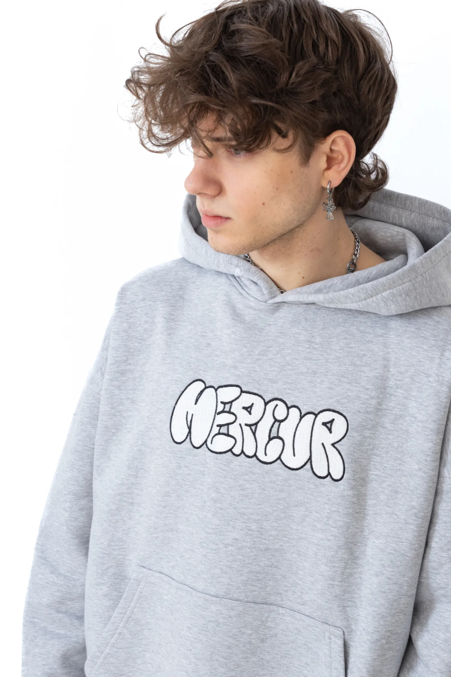 Mercur Bluza Z Kapturem Mural- Bluzy Z Kapturem